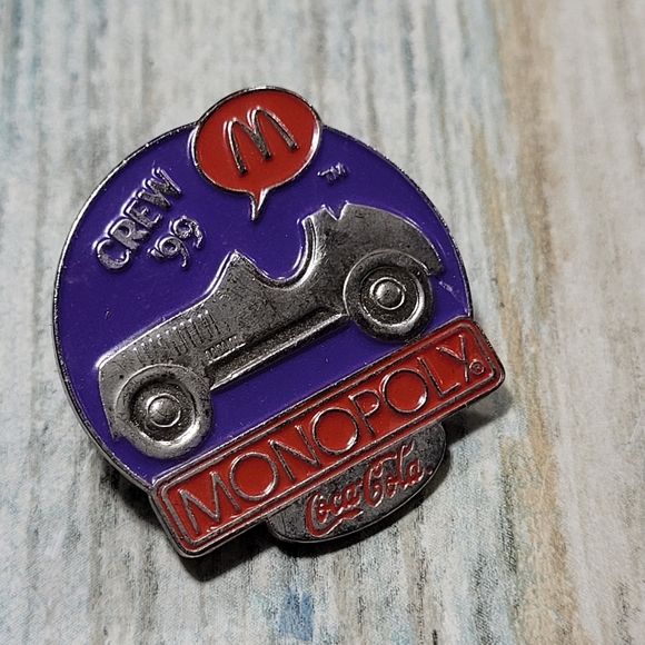 Vintage Monopoly 1999 Coca-Cola McDonald's Pin. - Picture 6 of 6